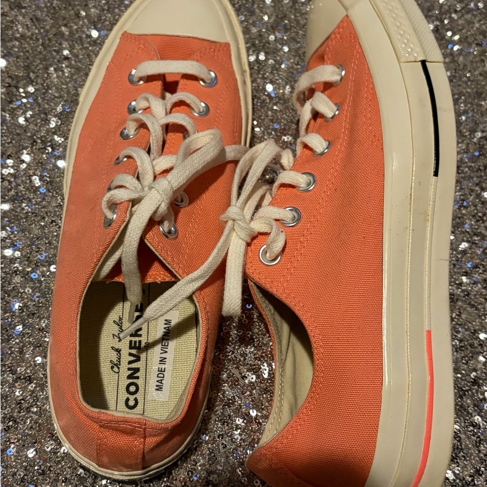 Cute Coral Converse  Women's Sneakers 😍